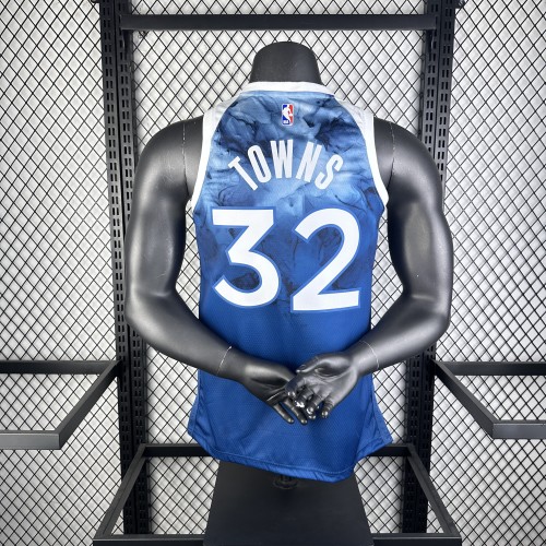 NBA Timberwolves Jersey 2024 Towns #32 Basketball Jersey