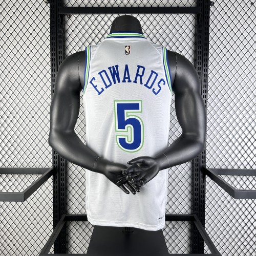 NBA Timberwolves Jersey 2024 Edwards #5 Basketball Jersey