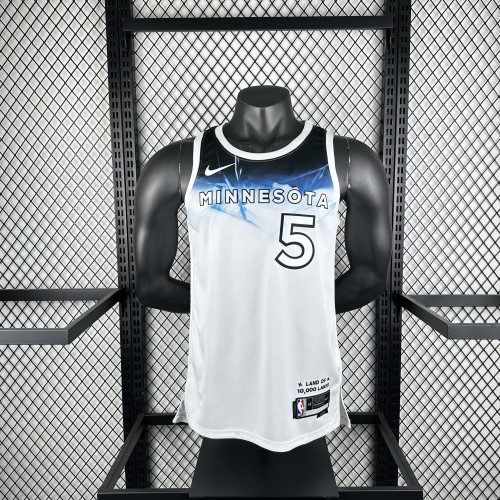 NBA Timberwolves Jersey 2025 Edwards #5 Basketball Jersey
