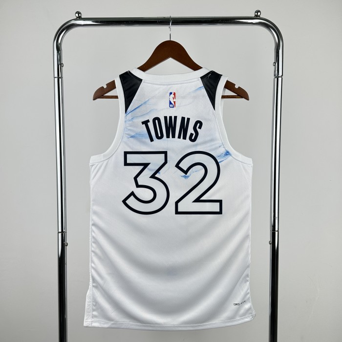 NBA Timberwolves Jersey 2025 Towns #32 Basketball Jersey