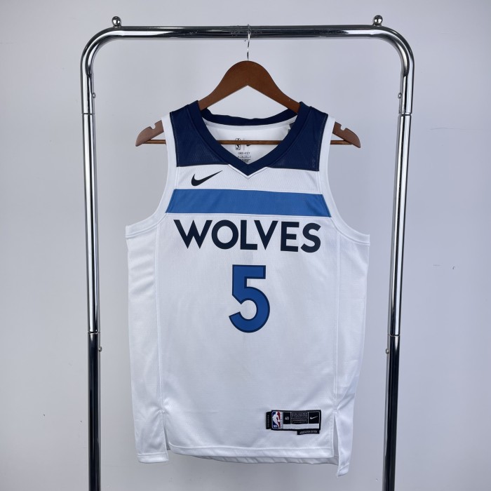 NBA Timberwolves Jersey 2023 Edwards #5 Basketball Jersey