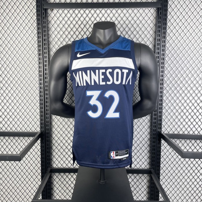 NBA Timberwolves Jersey 2023 Towns #32 Basketball Jersey