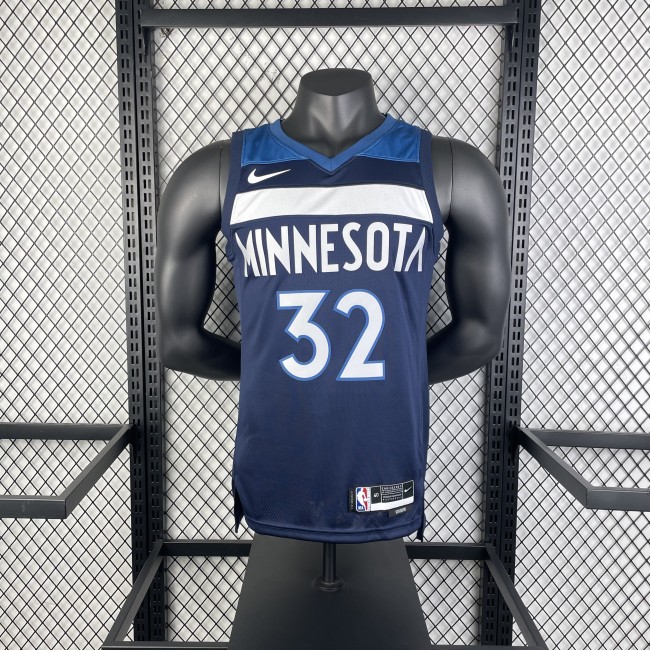 NBA Timberwolves Jersey 2023 Towns #32 Basketball Jersey