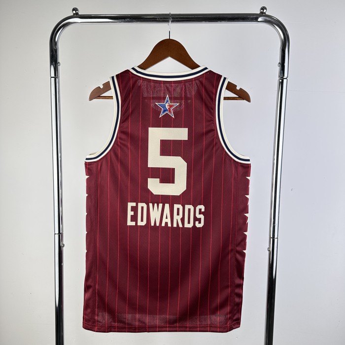 NBA ALL STAR 2024 Edwards #5 Basketball Jersey