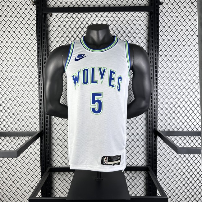 NBA Timberwolves Jersey 2024 Edwards #5 Basketball Jersey