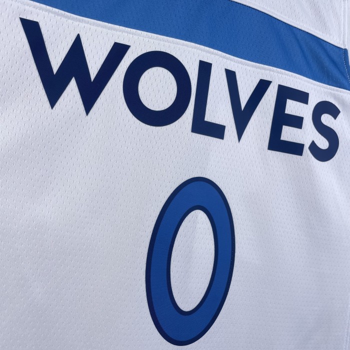 NBA Timberwolves Jersey 2023 Russell #0 Basketball Jersey