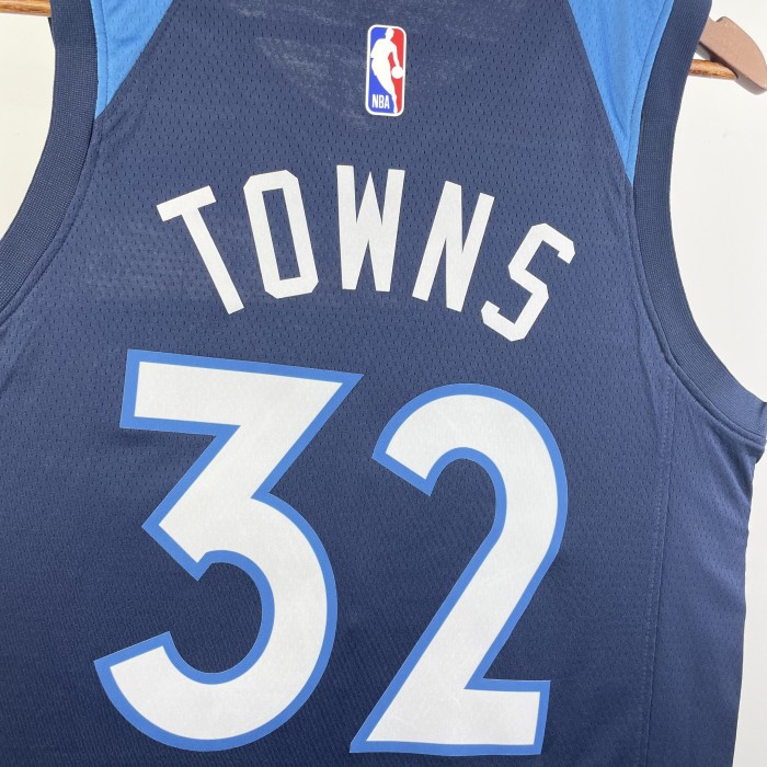 NBA Timberwolves Jersey 2023 Towns #32 Basketball Jersey
