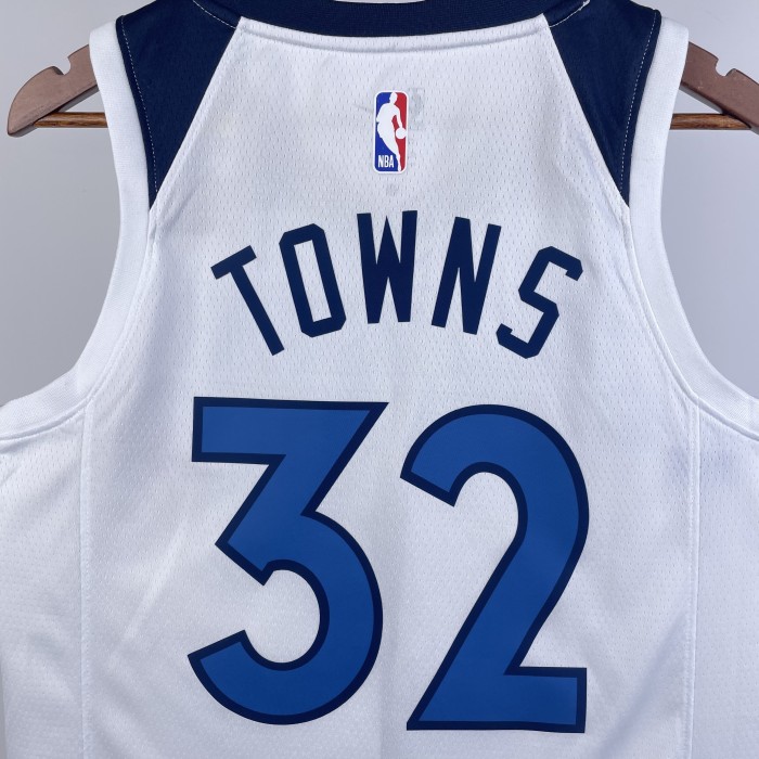 NBA Timberwolves Jersey 2023 Towns #32 Basketball Jersey