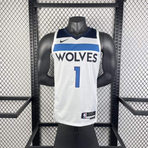 NBA Timberwolves Jersey 2023 Anderson #1 Basketball Jersey