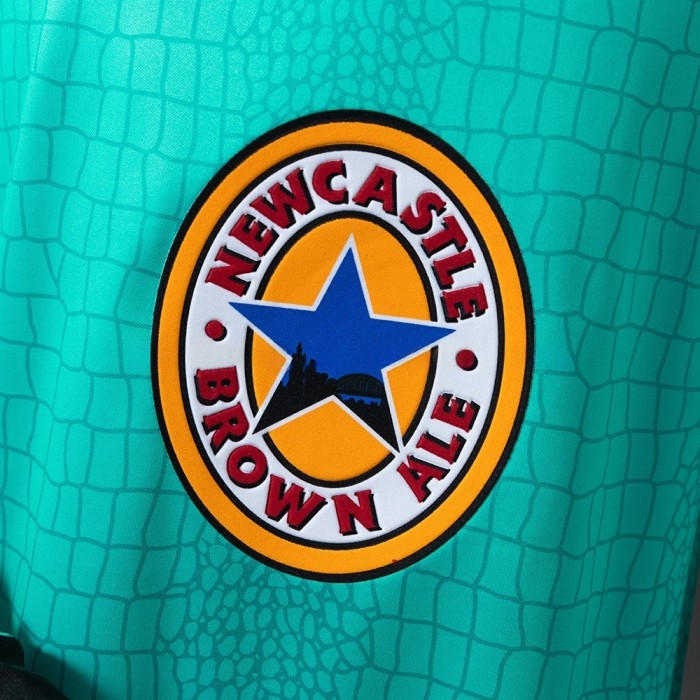 Newcastle United Goalkeeper Jersey 1997-98 Retro Long Sleeves Football Kit Soccer Shirt