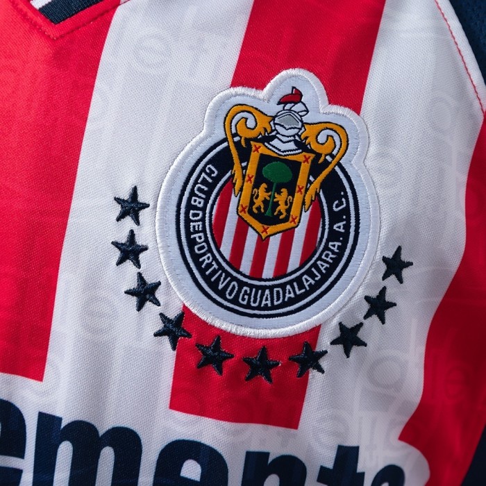 Chivas Home Jersey 1999-2000 Retro Football Kit Soccer Shirt