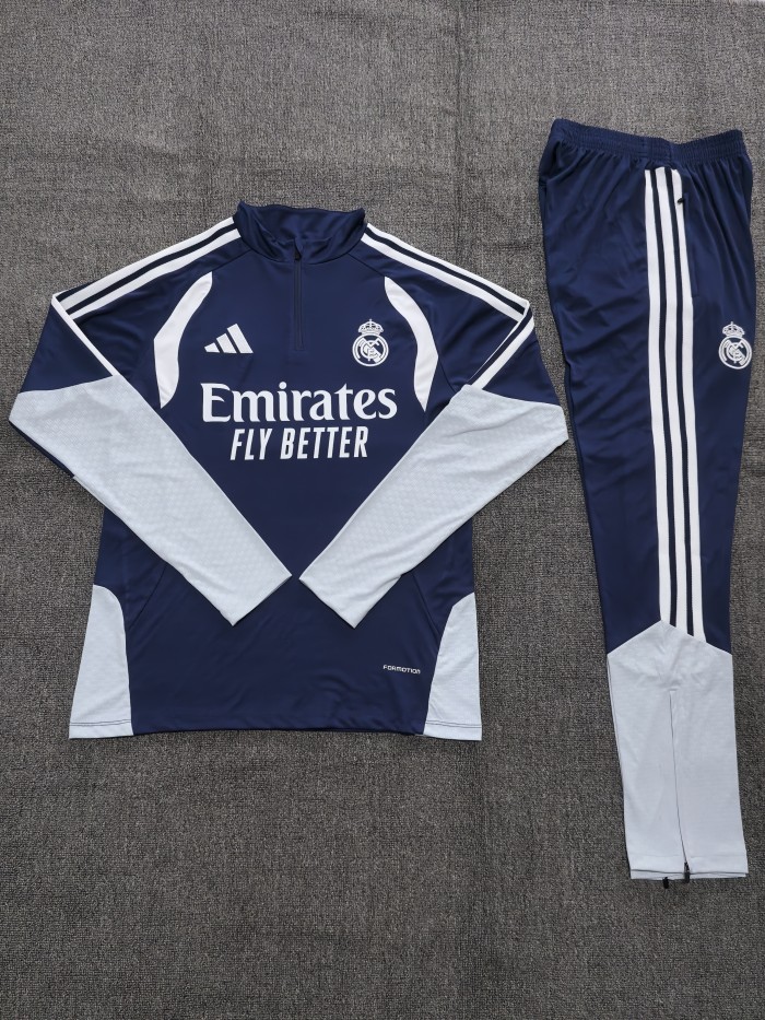Kids Real Madrid Training Tracksuits 2026-2027 Football Kit Soccer Jersey
