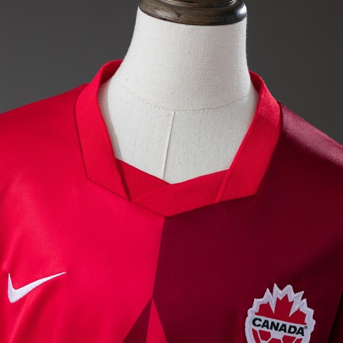 Kids Canada Home Jersey 2026 World Cup Football Kit Soccer Shirt