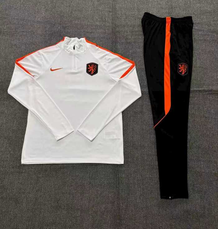 Kids Netherlands Training Tracksuits 2026 Football Kit Soccer Jersey