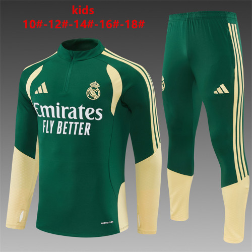 Kids Real Madrid Training Tracksuits 2026-2027 Football Kit Soccer Jersey