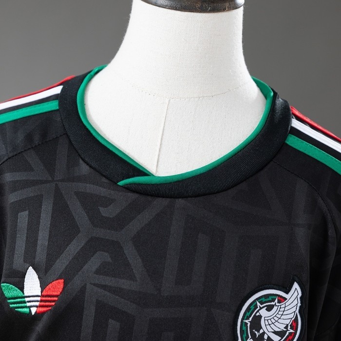 Kids Mexico Third Jersey 2026 World Cup Football Kit Soccer Shirt