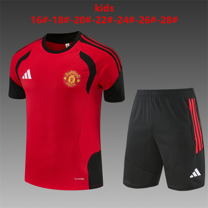 Kids Man United Training Tracksuits 2026-2027 Football Kit Soccer Jersey