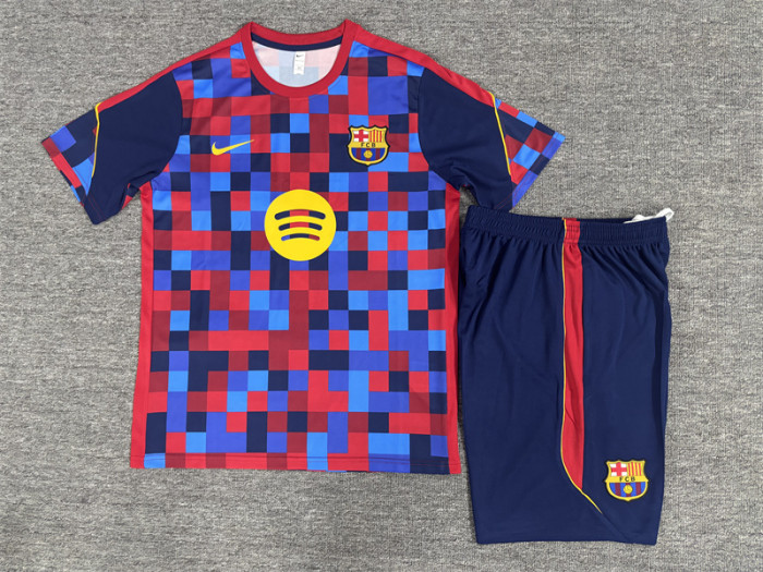 Kids Barcelona Training Tracksuits 2026-2027 Football Kit Soccer Jersey
