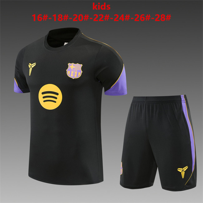 Kids Barcelona Training Tracksuits 2026-2027 Football Kit Soccer Jersey