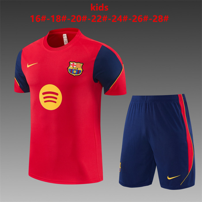 Kids Barcelona Training Tracksuits 2026-2027 Football Kit Soccer Jersey