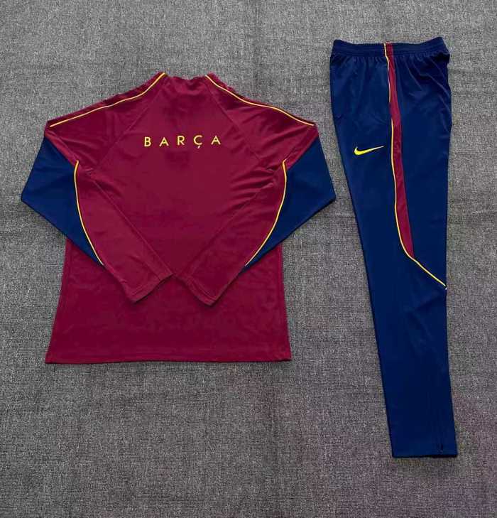 Kids Barcelona Training Tracksuits 2026-2027 Football Kit Soccer Jersey