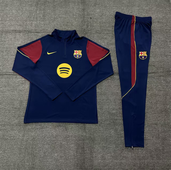 Kids Barcelona Training Tracksuits 2026-2027 Football Kit Soccer Jersey