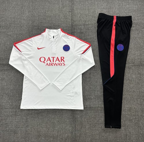 Kids Player Version PSG Training Tracksuits 2026-2027 Football Kit Soccer Jersey