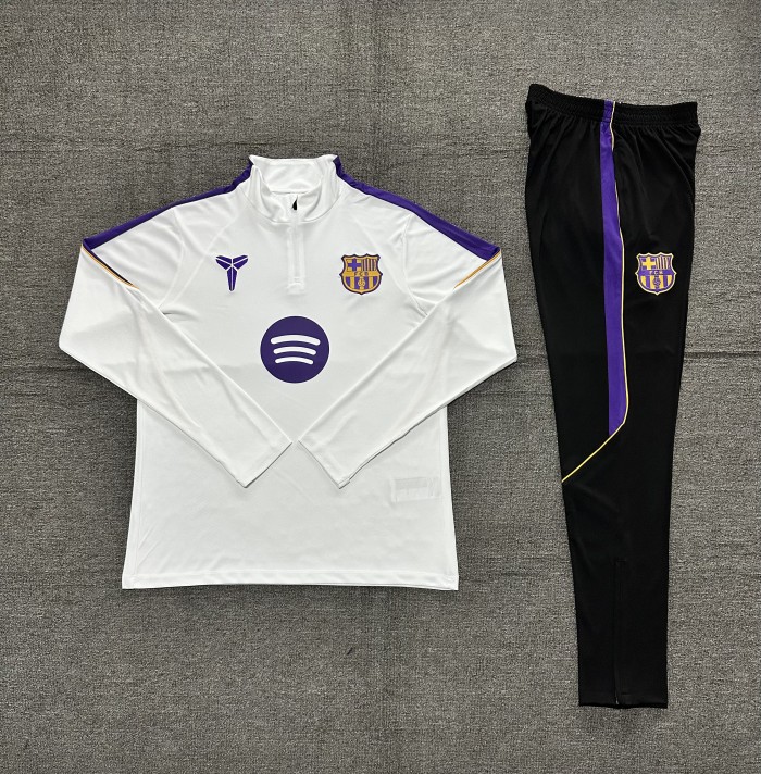 Kids Barcelona Training Tracksuits 2026-2027 Football Kit Soccer Jersey