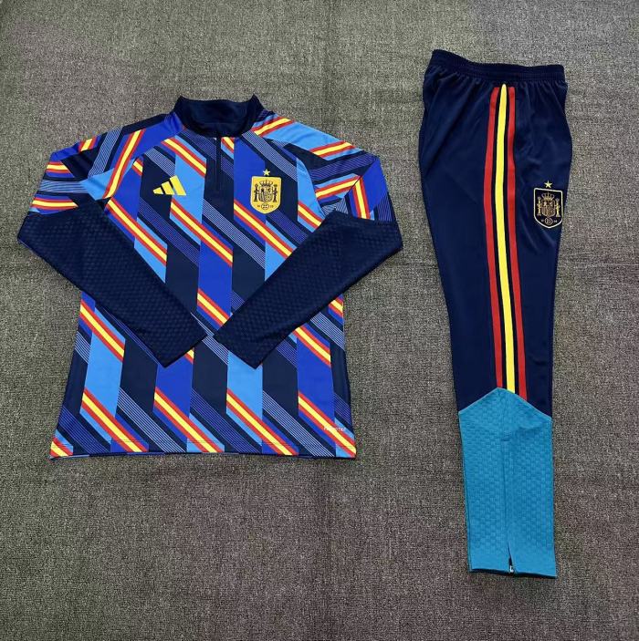Kids Spain Training Tracksuits 2026 Football Kit Soccer Jersey