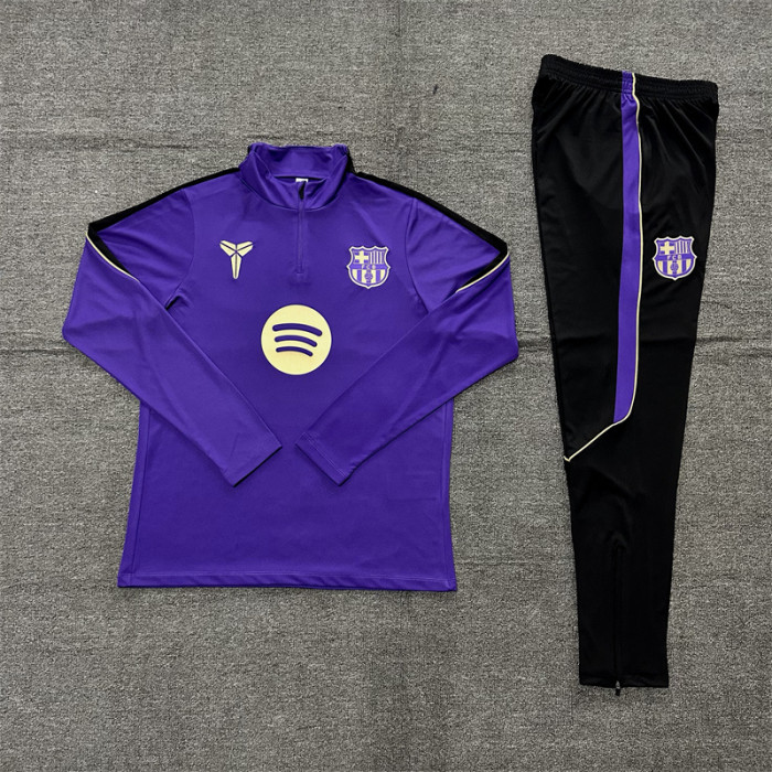 Kids Barcelona Training Tracksuits 2026-2027 Football Kit Soccer Jersey