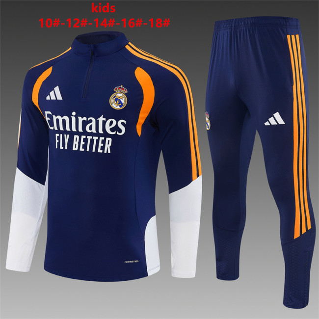 Kids Real Madrid Training Tracksuits 2026-2027 Football Kit Soccer Jersey