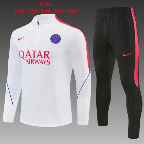 Kids Player Version PSG Training Tracksuits 2026-2027 Football Kit Soccer Jersey