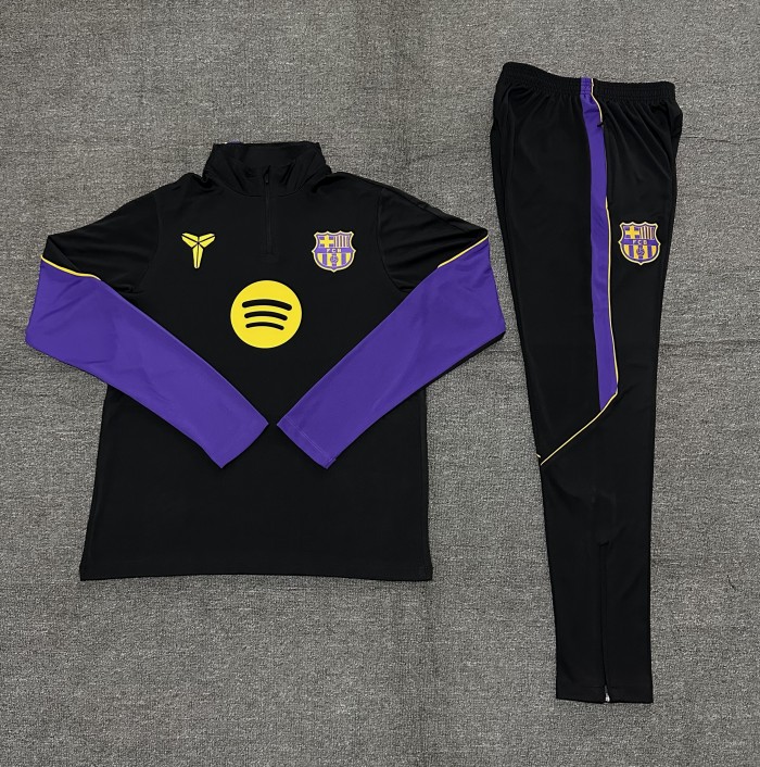 Kids Barcelona Training Tracksuits 2026-2027 Football Kit Soccer Jersey