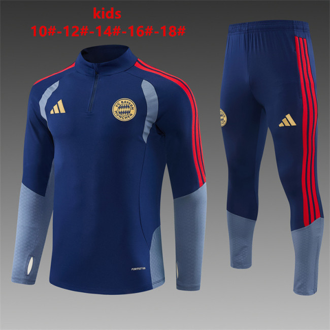 Kids Bayern Munich Training Tracksuits 2026-2027 Football Kit Soccer Jersey