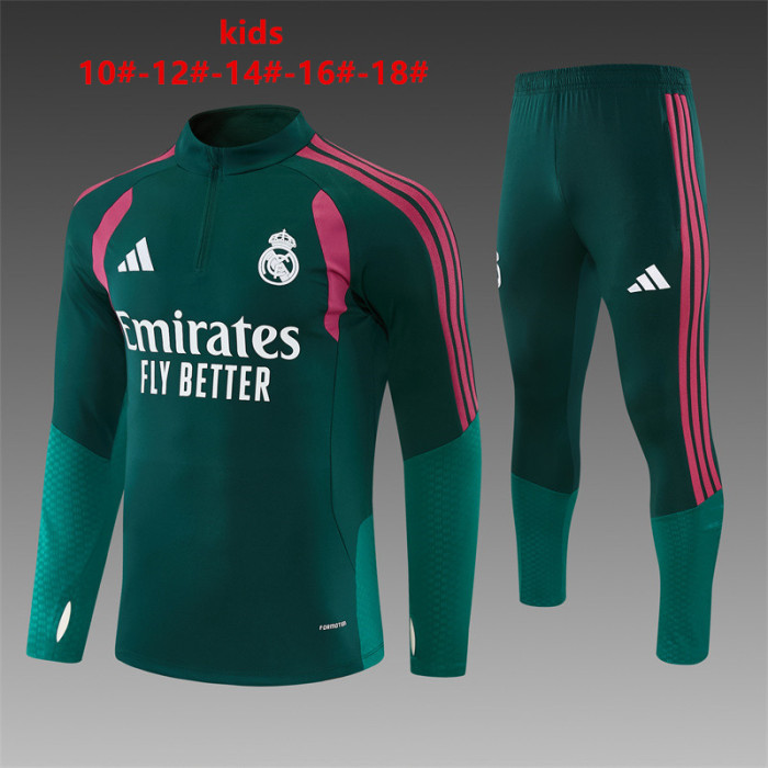 Kids Real Madrid Training Tracksuits 2026-2027 Football Kit Soccer Jersey