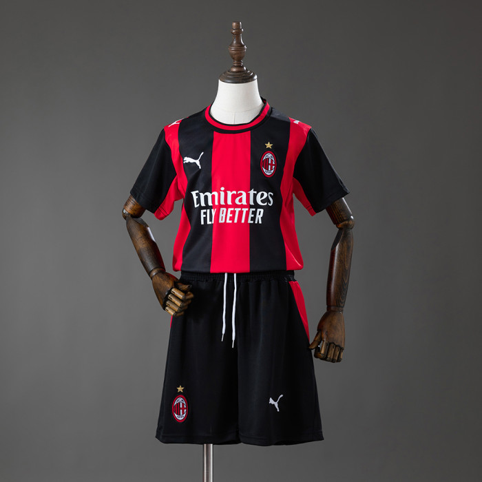 Kids AC Milan Home Jersey 2026-2027 Football Kit Soccer Shirt