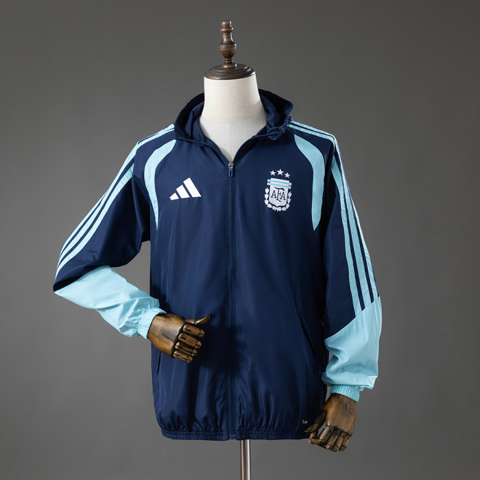 Argentina Jacket 2026 Football Soccer Windbreaker