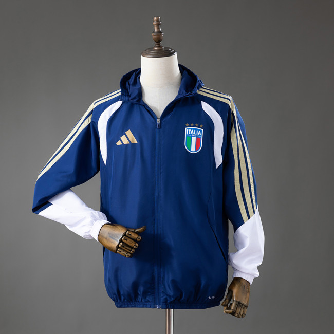 Italy Jacket 2026 Football Soccer Windbreaker