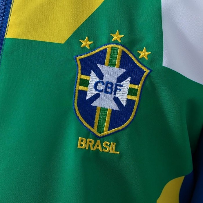 Brazil Jacket 2026 Football Soccer Windbreaker