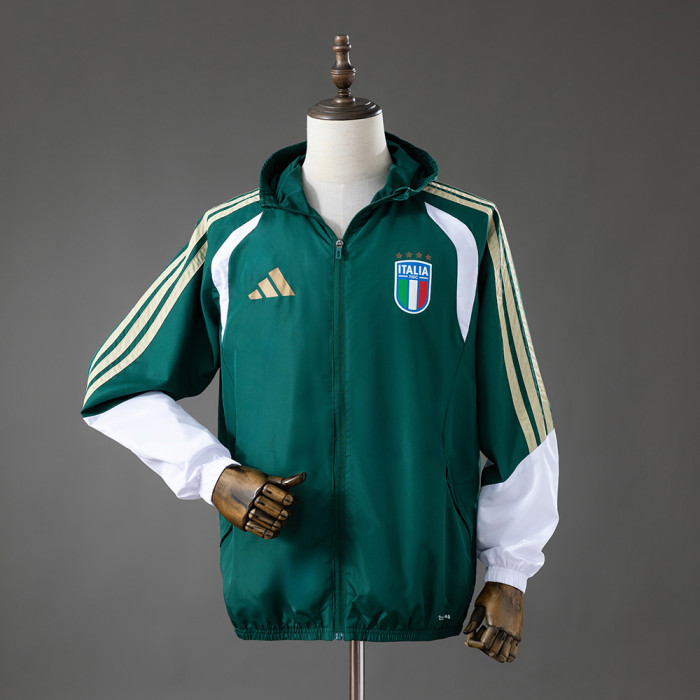 Italy Jacket 2026 Football Soccer Windbreaker