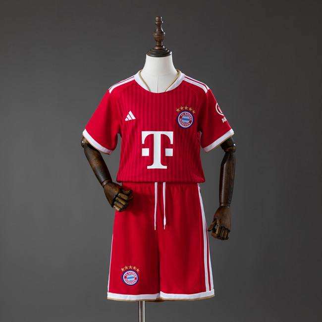 Kids Bayern Munich Home Jersey 2026-2027 Football Kit Soccer Shirt