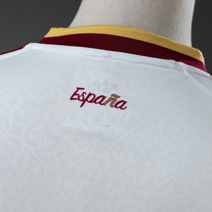 2-Star Spain Away Jersey 2026 World Cup Champion Long Sleeves Football Kit Soccer Shirt