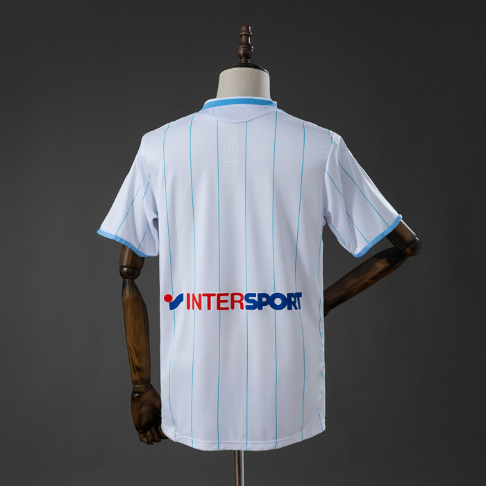 Marseille Home Jersey 2009-2010 Retro Football Kit Soccer Shirt