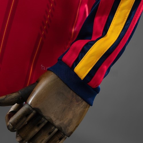 2-Star Spain Home Jersey 2026 World Cup Champion Long Sleeves Football Kit Soccer Shirt