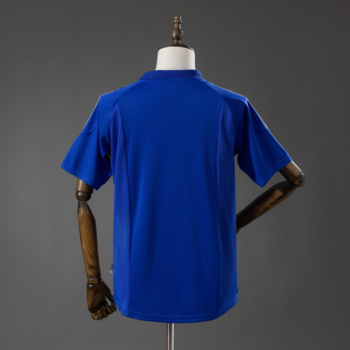 France Home Jersey 2002 Retro Football Kit Soccer Shirt