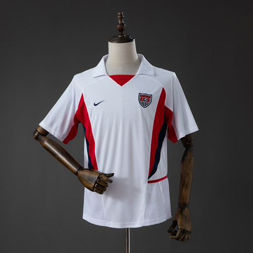 USA Home Jersey 2002 Retro Football Kit Soccer Shirt
