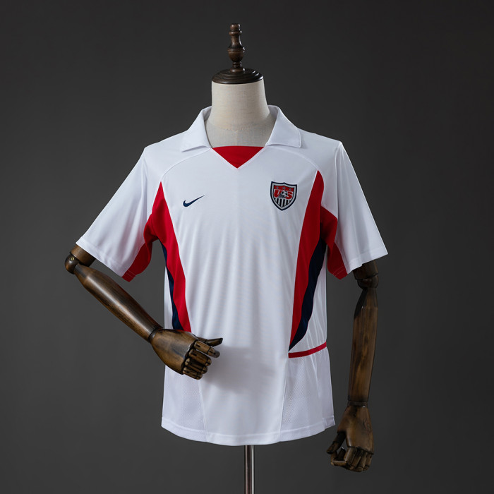 USA Home Jersey 2002 Retro Football Kit Soccer Shirt