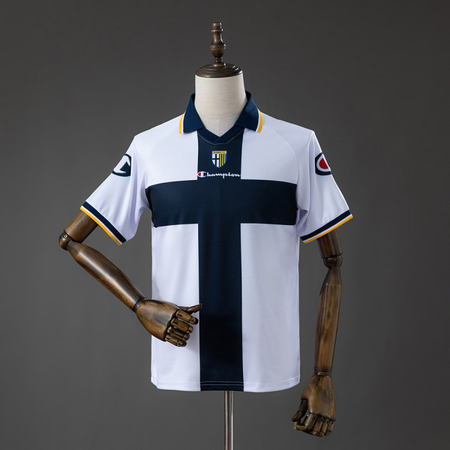 Parma Home Jersey 2005-2006 Retro Football Kit Soccer Shirt