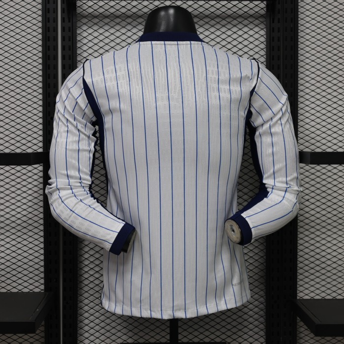Player Version Inter Milan Away Jersey 2026-2027 Long Sleeves Football Kit Soccer Shirt