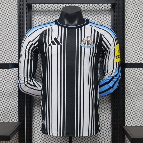 Player Version Newcastle United Home Jersey 2026-2027 Long Sleeves Football Kit Soccer Shirt